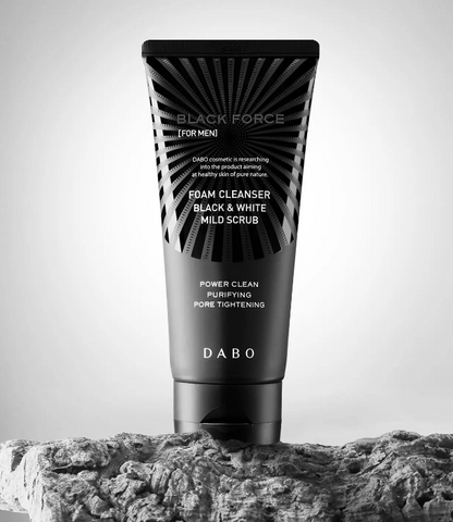 Sữa Rửa Mặt Nam Dabo Black Force 120ml - Trắng Da, Sạch Mụn, Hương Nam Tính, Xuất Xứ Hàn Quốc, Dành Cho Da Nhờn Mụn