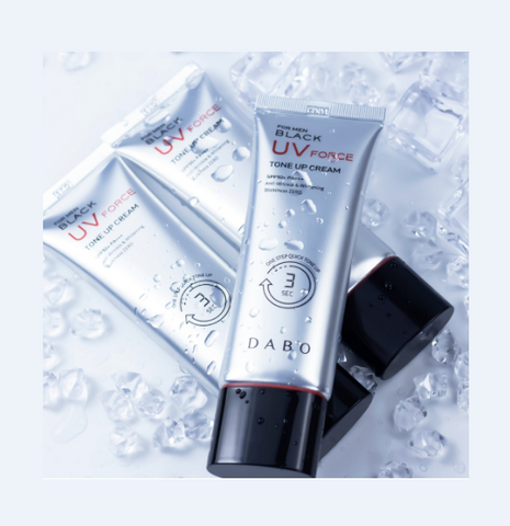 Kem Chống Nắng Dabo For Men Black UV Force Tone Up - SPF 50+ Dưỡng Da, Ngăn Ngừa Lão Hóa, Dưỡng Ẩm Cho Nam, 50ml