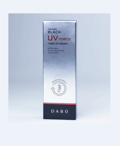 Kem Chống Nắng Dabo For Men Black UV Force Tone Up - SPF 50+ Dưỡng Da, Ngăn Ngừa Lão Hóa, Dưỡng Ẩm Cho Nam, 50ml