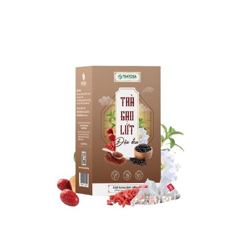 Trà gạo lứt đậu đen 7 vị TRATOSA giảm mỡ bụng, mỡ máu, thải độc 