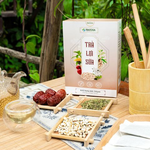 Trà lợi sữa TRATOSA giúp tăng tiết sữa, thông tắc tia sữa