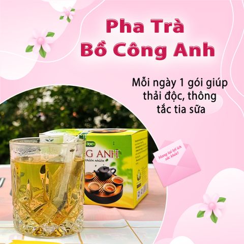 Trà Bồ Công Anh 30 Túi Lọc 3g - Trà Thảo Mộc Giúp Tiêu Hóa Tốt và Lợi Tiểu - Sản Phẩm Tự Nhiên từ Siêu Thị Thiên Nhiên