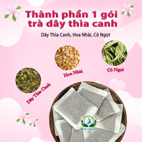 Trà Dây Thìa Canh Hộp 30 Túi Lọc 3Gram - Hỗ Trợ Tiểu Đường và Cải Thiện Sức Khỏe, Trà Thảo Mộc Tự Nhiên Việt Nam