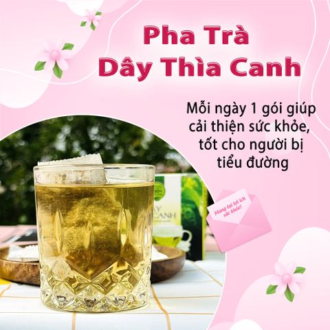 Trà Dây Thìa Canh Hộp 30 Túi Lọc 3Gram - Hỗ Trợ Tiểu Đường và Cải Thiện Sức Khỏe, Trà Thảo Mộc Tự Nhiên Việt Nam