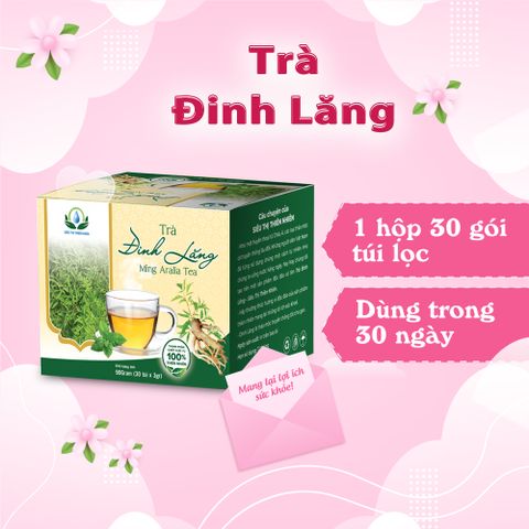 Trà Đinh Lăng Thảo Mộc - Hỗ Trợ Giảm Căng Thẳng, Mệt Mỏi - Hộp 30 Túi Lọc x 3Gram - Siêu Thị Thiên Nhiên