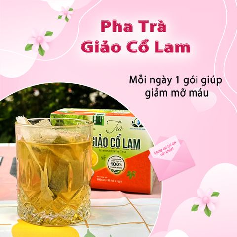 Trà Giảo Cổ Lam Siêu Thị Thiên Nhiên - Hỗ Trợ Giảm Cân, Thanh Lọc Cơ Thể - 30 Túi Lọc 3Gram