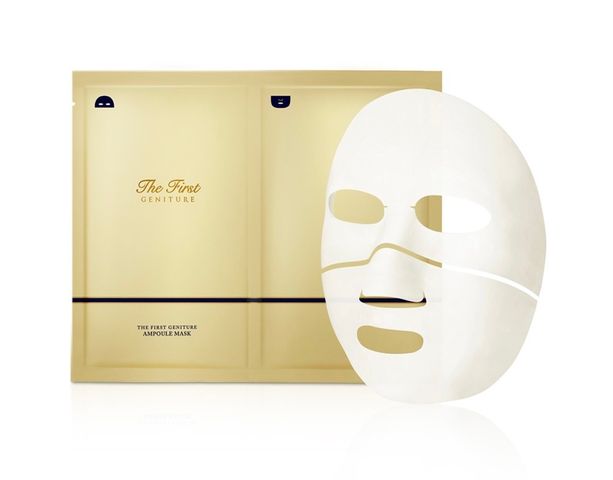 Combo 5 Miếng Mặt Nạ Tinh Chất Vàng Ohui The First Geniture Ampoule - Dưỡng Da Chống Lão Hóa Hiệu Quả, Chăm Sóc Toàn Diện Tại Nhà