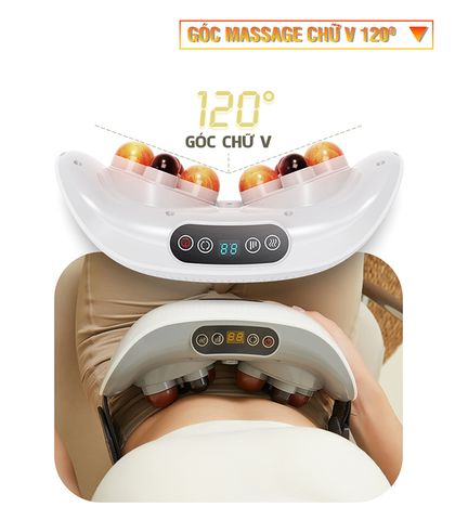 Máy massage bụng pin sạc Nikio NK-166DC - Công nghệ xoa bóp nhiệt hồng ngoại, giảm mỡ bụng hiệu quả, hỗ trợ tiêu hóa, dễ sử dụng
