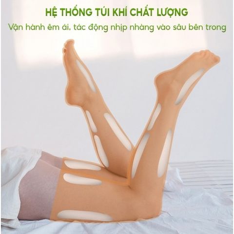 Máy Massage Chân Nikio NK-287 - Công Nghệ Túi Khí, Nhiệt Sưởi, Cải Thiện Suy Giãn Tĩnh Mạch, 3 Chế Độ Massage, Hỗ Trợ Khớp Gối