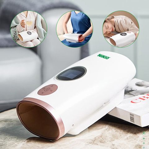 Máy Massage Bàn Tay Nikio NK-330 - Công Nghệ Áp Suất Khí Nén, Nhiệt Nóng Giảm Đau, Tê Tay - Thiết Bị Massage Hiện Đại Cho Văn Phòng, Người Già