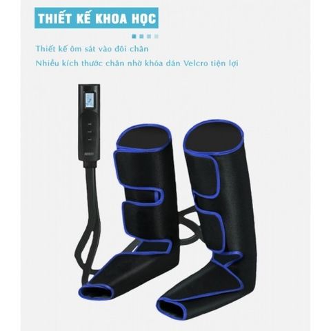 Máy Massage Chân Túi Khí Nikio NK-285 - Thiết bị Massage Cao Cấp 3 Chế Độ, Nhiệt Sưởi Ấm, Hỗ Trợ Gai Mạch Bạch Tĩnh Mạch