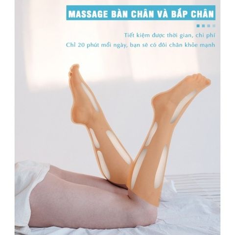 Máy Massage Chân Túi Khí Nikio NK-285 - Thiết bị Massage Cao Cấp 3 Chế Độ, Nhiệt Sưởi Ấm, Hỗ Trợ Gai Mạch Bạch Tĩnh Mạch