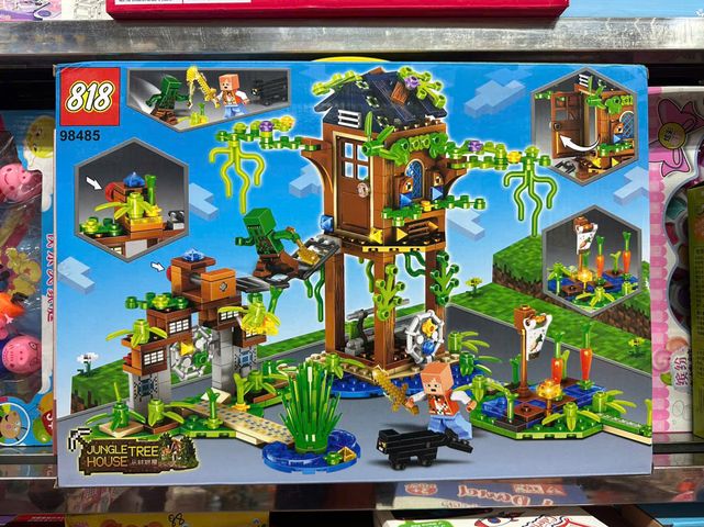 Đồ chơi lắp ráp mô hình nhà cây Jungle tree house 818 98485