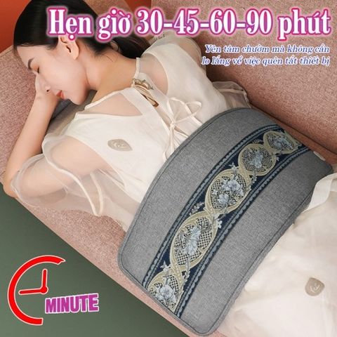 Túi Chườm Nóng Muối Biển Nikio NK-201 - Giảm Đau Nhức, Tăng Tuần Hoàn Máu, Chườm Bụng Kinh, 10 Mức Nhiệt Tùy Chỉnh