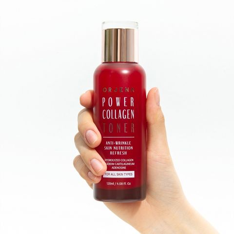 Nước Hoa Hồng Orjena Collagen Săn Chắc Da 120ML - Toner Chăm Sóc Da Chuyên Sâu Hàn Quốc, Tăng Độ Đàn Hồi, Làm Săn Chắc Da