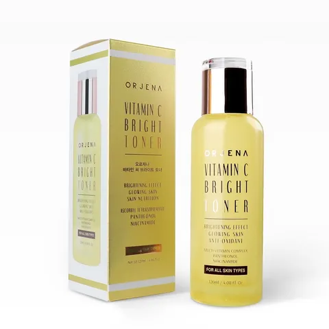 Nước hoa hồng Orjena Vitamin C làm sáng da 120ML - Toner chăm sóc da tự nhiên, dễ sử dụng cho mọi loại da, xuất xứ Hàn Quốc