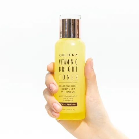 Nước hoa hồng Orjena Vitamin C làm sáng da 120ML - Toner chăm sóc da tự nhiên, dễ sử dụng cho mọi loại da, xuất xứ Hàn Quốc