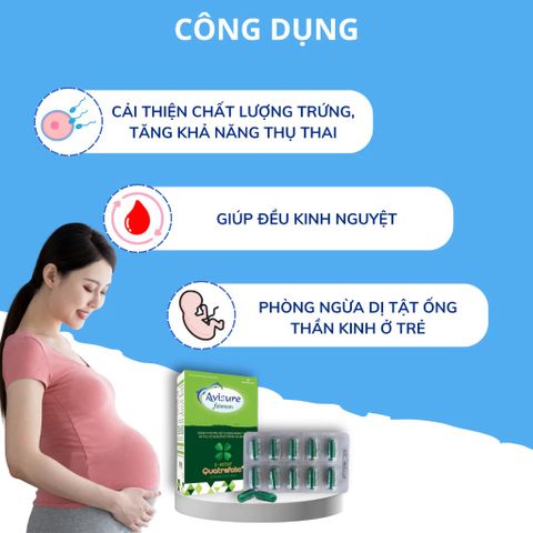 Viên Bổ Trứng Avisure Folimom 5-MTHF Hỗ Trợ Tăng Chất Lượng Trứng Cho Phụ Nữ Chuẩn Bị Mang Thai - Hộp 30 Viên