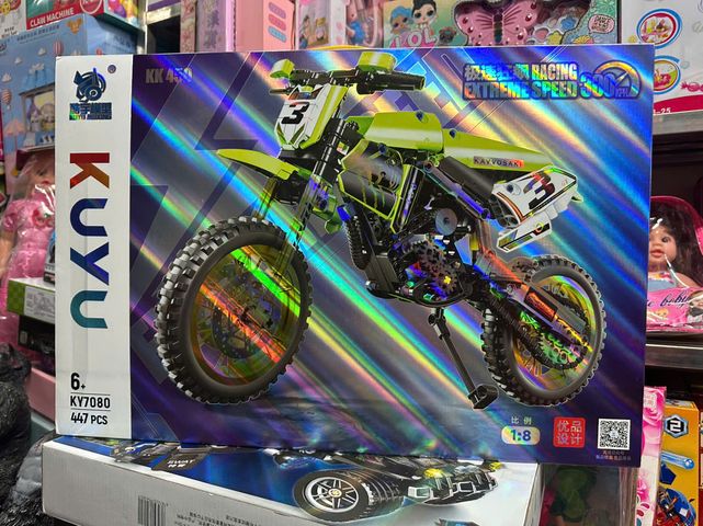 Đồ chơi lắp ráp xe motor phân khối lớn KY7080 Racing Extrems Speed