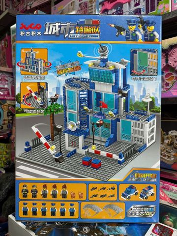 Bộ Đồ Chơi Lắp Ráp Trụ Sở Cảnh Sát Police City SWAT Team R3604 - 500+ Mảnh Ghép Học Tập Sáng Tạo cho Trẻ Em Từ 6 Tuổi trở Lên