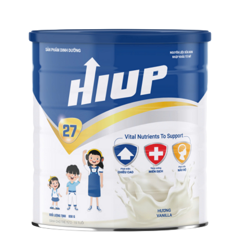 Sữa non HIUP tăng chiều cao cho trẻ từ 3 đến 15 tuổi-650gr