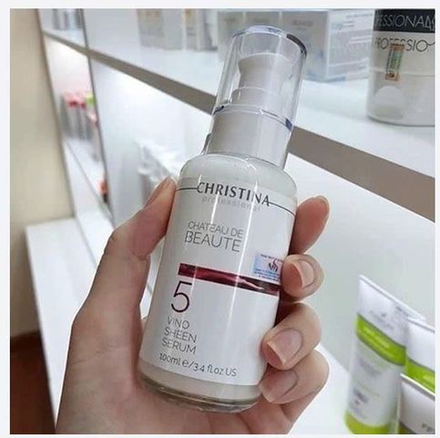 Serum trẻ hóa da Christina Chateau De Beaute Vino Sheen 100ml - Ngăn ngừa nếp nhăn, tăng độ đàn hồi cho làn da khỏe mạnh