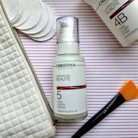 Serum trẻ hóa da Christina Chateau De Beaute Vino Sheen 100ml - Ngăn ngừa nếp nhăn, tăng độ đàn hồi cho làn da khỏe mạnh
