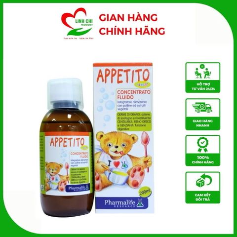 Apetito Thực Phẩm Chức Năng Giúp Bé Ăn Ngon và Tăng Cường Sức Đề Kháng - Sản Phẩm từ Pharmalife
