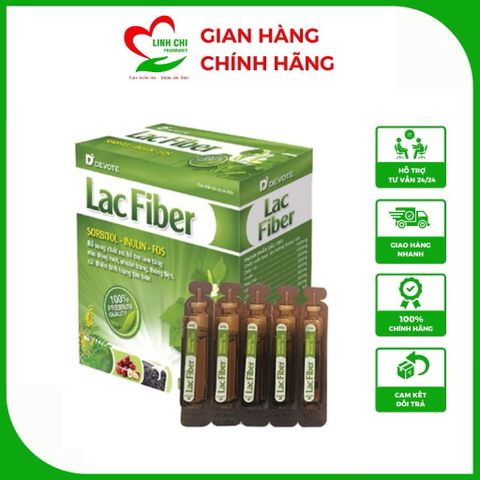 Lacfiber Bổ Sung Chất Xơ - Sản Phẩm Hỗ Trợ Tiêu Hóa Từ Devolte Hoa Kỳ, Giúp Cải Thiện Sức Khỏe Đường Ruột, Giảm Tình Trạng Táo Bón