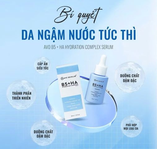 Serum B5 HA AVO SKINLAB 30ml - Tái Tạo, Phục Hồi Cho Da Căng Bóng, Giảm Nếp Nhăn, Cấp Ẩm, Phù Hợp Với Da Nhạy Cảm
