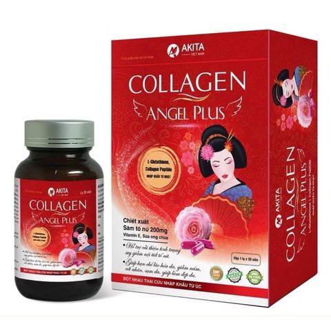 Collagen Akita Đẹp Da Mờ Nám - Vitamin Làm Đẹp Cân Bằng Nội Tiết, Giúp Da Săn Chắc Sáng Khỏe Cho Phái Đẹp
