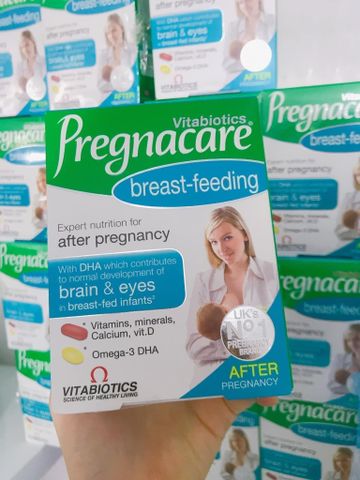 Vitamin Tổng Hợp Pregnacare Cho Mẹ Sau Sinh - Hỗ Trợ Lợi Sữa và Phát Triển Não Bộ Trẻ Sơ Sinh, 84 Viên Bổ Sung Dinh Dưỡng