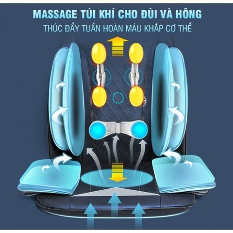 Ghế Massage Toàn Thân Nikio NK-181 - Công Nghệ Hồng Ngoại, Đấm Bóp, Rung 5 Tính Năng, Thiết Kế Sang Trọng Màu Đỏ, Tận Hưởng Thư Giãn Tối Đa