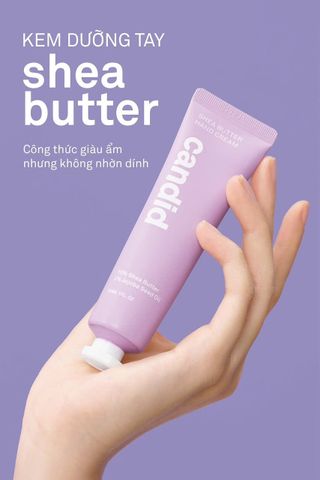 [Hàng Công ty] Kem dưỡng da tay Candid Shea Butter Hand Cream 30ml