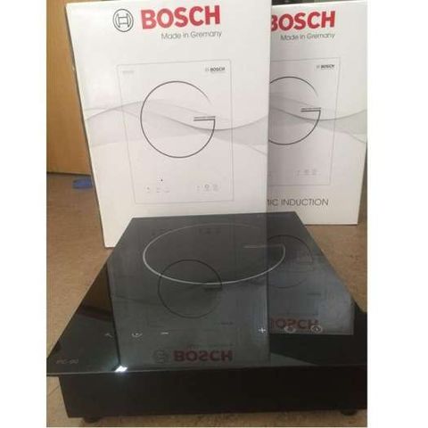 Bếp Từ Đơn Bosch PC-90 Sang Trọng Mặt Kính Anti-Scratch, Công Suất 2000W-2300W, Khóa Trẻ Em An Toàn, Xuất Xứ Đức
