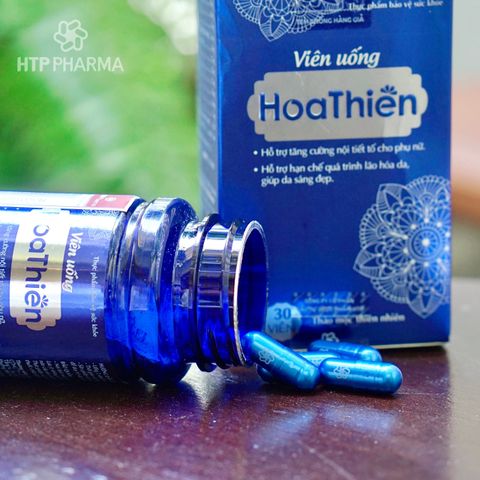 Viên Uống Hoa Thiên Cân Bằng Nội Tiết Tố Nữ - Hỗ Trợ Sinh Lý, Giảm Mãn Kinh, Làm Đẹp Da, Hộp 30 Viên