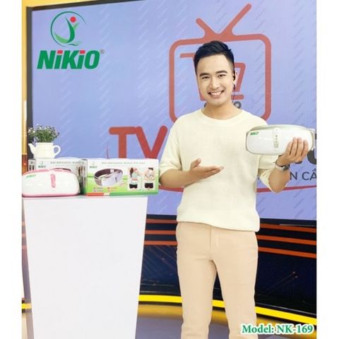 Đai massage bụng Nikio NK-169AC xoa bóp rung lắc giảm mỡ cao cấp