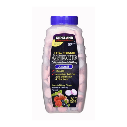Kẹo chống đầy hơi Kirkland Ultra Strength Antacid 1000mg 265 viên 194283