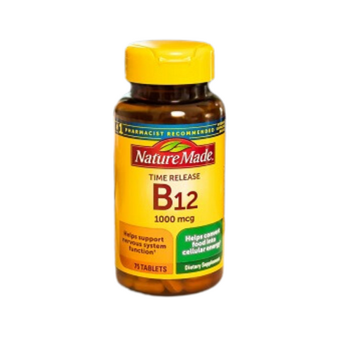 Viên Bổ Sung Vitamin B12 Nature Made 1000mcg – 60V/75V