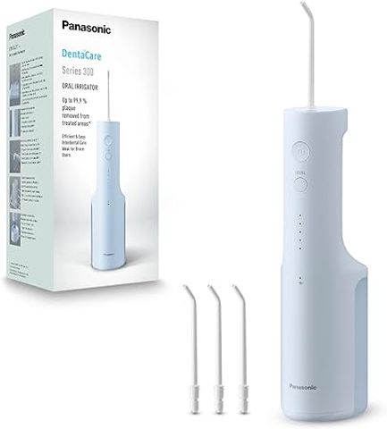 Máy tăm nước Panasonic EW-DJ27 - Cầm tay 200ml, 5 mức áp suất, vệ sinh răng miệng hiệu quả, chống thấm nước IPX7, sạch mạnh mẽ