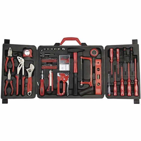 Bộ dụng cụ cầm tay Mannesmann 60 món cao cấp Made in Germany - Hộp nhựa chắc chắn, tiện lợi cho thợ sửa chữa và DIY
