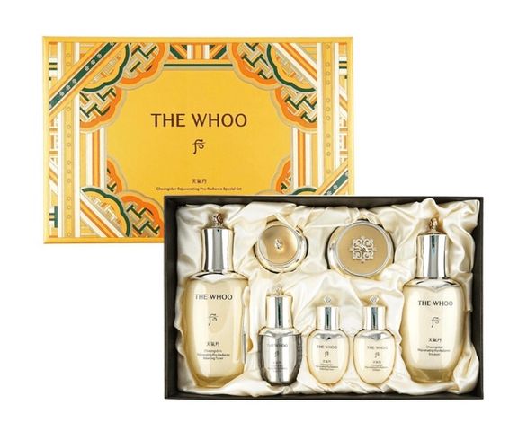Bộ Dưỡng Tái Sinh Whoo Cheongidan Pro-Radiance 7pcs - Bộ Chăm Sóc Da Tươi Sáng và Chống Lão Hóa Cao Cấp