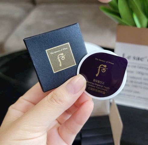 Combo 10 Vỉ Kem Mắt Hoàn Lưu Cao Whoo Hwanyu Go Eye Cream tổng 6ml
