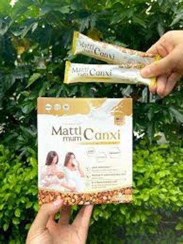 Sữa hạt Matti Mum Canxi bổ sung canxi cho mẹ bầu và sau sinh