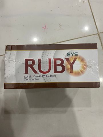 Viên Uống Hỗ Trợ Bổ Mắt Eye Ruby - Cải Thiện Thị Lực, Giảm Thoái Hóa Điểm Vàng và Đục Thủy Tinh Thể cho Người Lớn