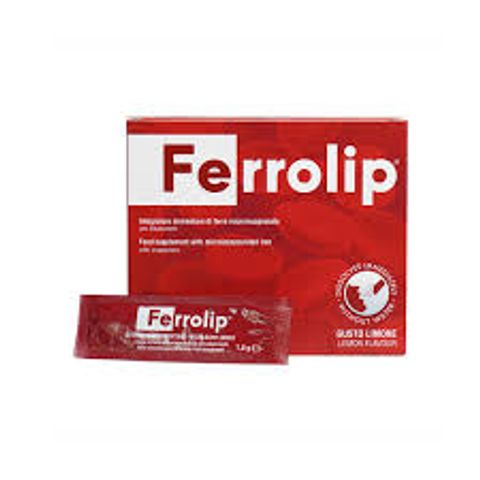 Sắt sinh học Ferrolip Liposome - Bổ sung sắt cho bà bầu, hỗ trợ sức khỏe và ngăn ngừa thiếu máu, vị chanh dễ uống.