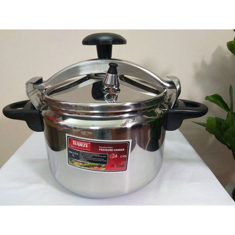 Nồi Áp Suất Inox TIANXI BM-CS20, Dung Tích 4 Lít, Chất Liệu Bền, Đun Trên Bếp Từ, Quai Nhựa Chống Cháy, Bảo Hành 12 Tháng