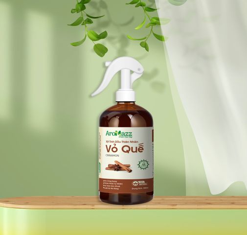 Xịt Khử Mùi Tủ Lạnh AroMazz 300ml - Tinh Dầu Thiên Nhiên, Khử Mùi, Xua Đuổi Côn Trùng, Hương Thơm Tươi Mát, Sử Dụng Hàng Ngày