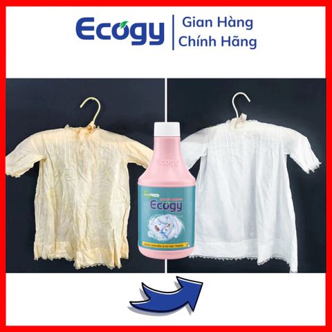 Bộ Tẩy Mốc Quần Áo Ecogy - Giải Pháp Làm Sạch Vết Bẩn Hiệu Quả Cho Vải Màu và Trắng, Dễ Dàng Sử Dụng
