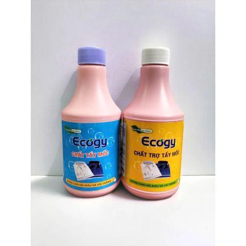 Bộ Tẩy Mốc Quần Áo Ecogy - Giải Pháp Làm Sạch Vết Bẩn Hiệu Quả Cho Vải Màu và Trắng, Dễ Dàng Sử Dụng